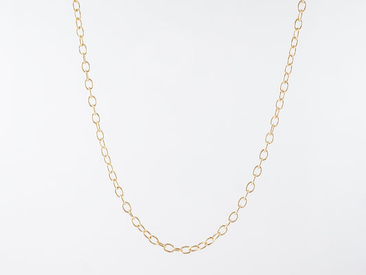 28 inch Yellow Gold Italian Made Chain