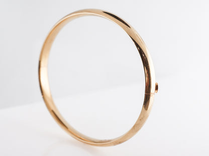 Polished Bangle Bracelet in 14k Yellow Gold