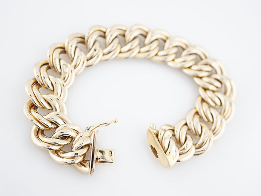 Modern Chain Bracelet in 14K Yellow Gold