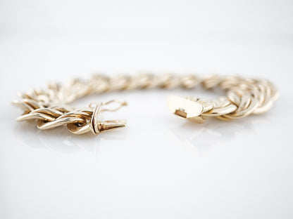 Modern Chain Bracelet in 14K Yellow Gold