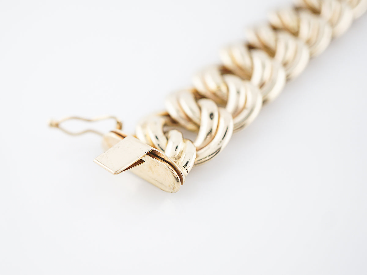 Modern Chain Bracelet in 14K Yellow Gold