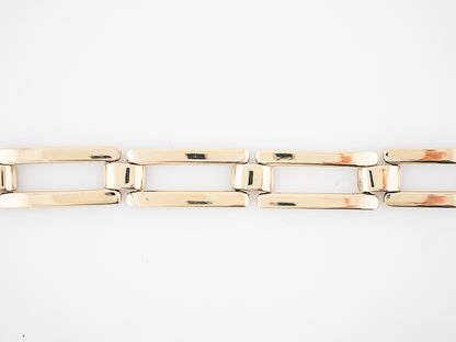 Bracelet Modern Chain Link in 18K Yellow Gold