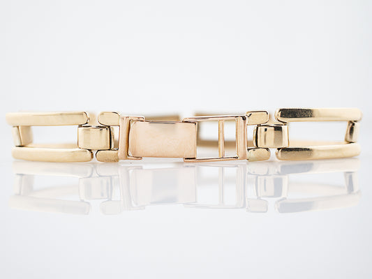 Bracelet Modern Chain Link in 18K Yellow Gold