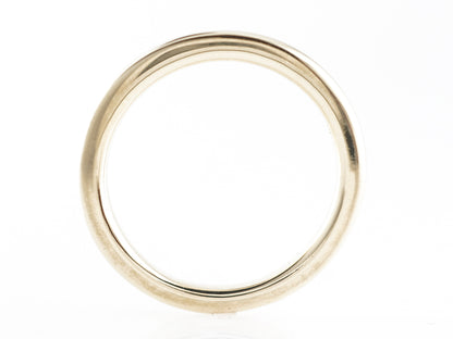 Modern Comfort Fit Wedding Band in 14k Yellow Gold