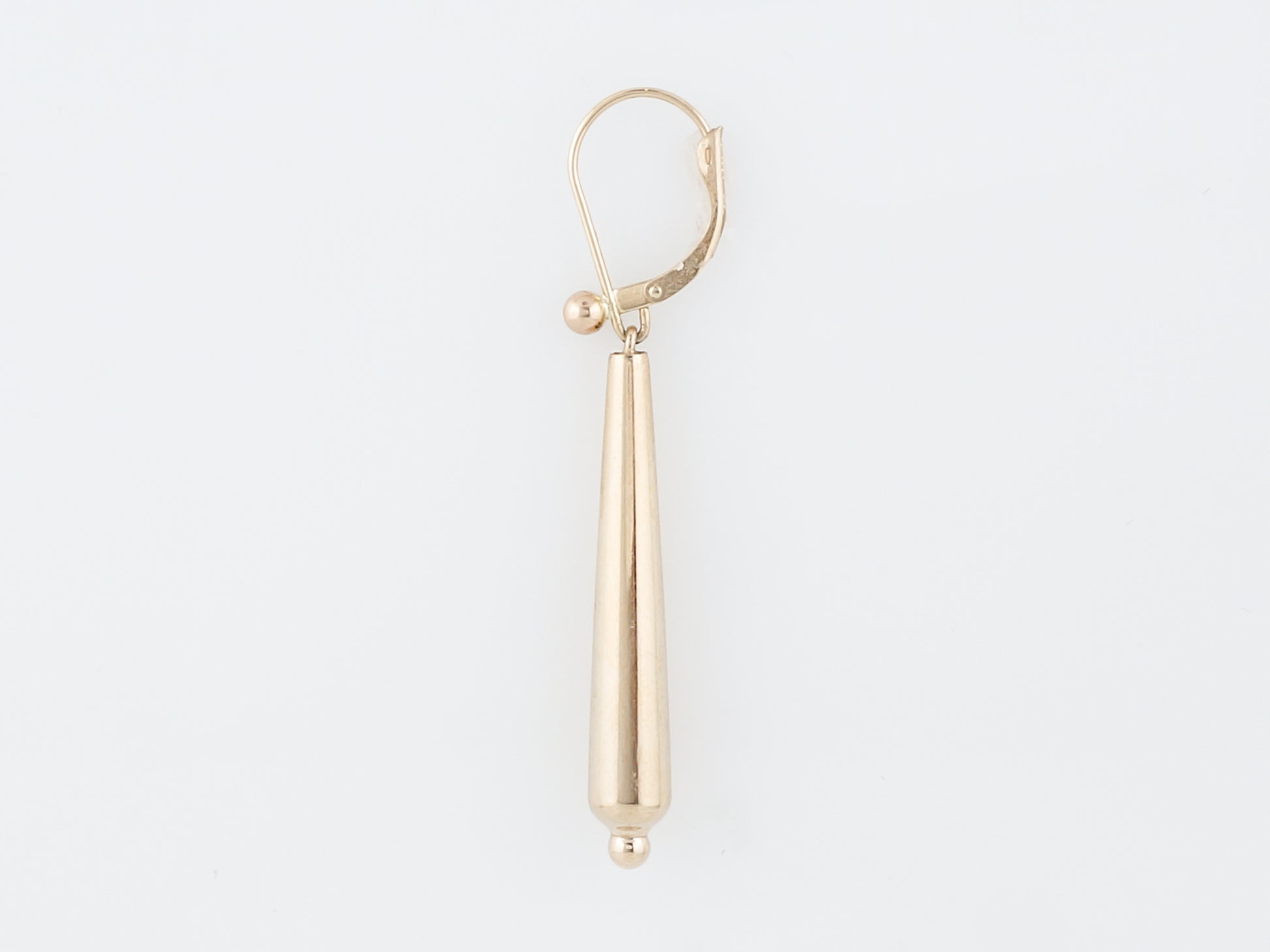 Modern Dangle Drop Earrings in 14k Yellow Gold