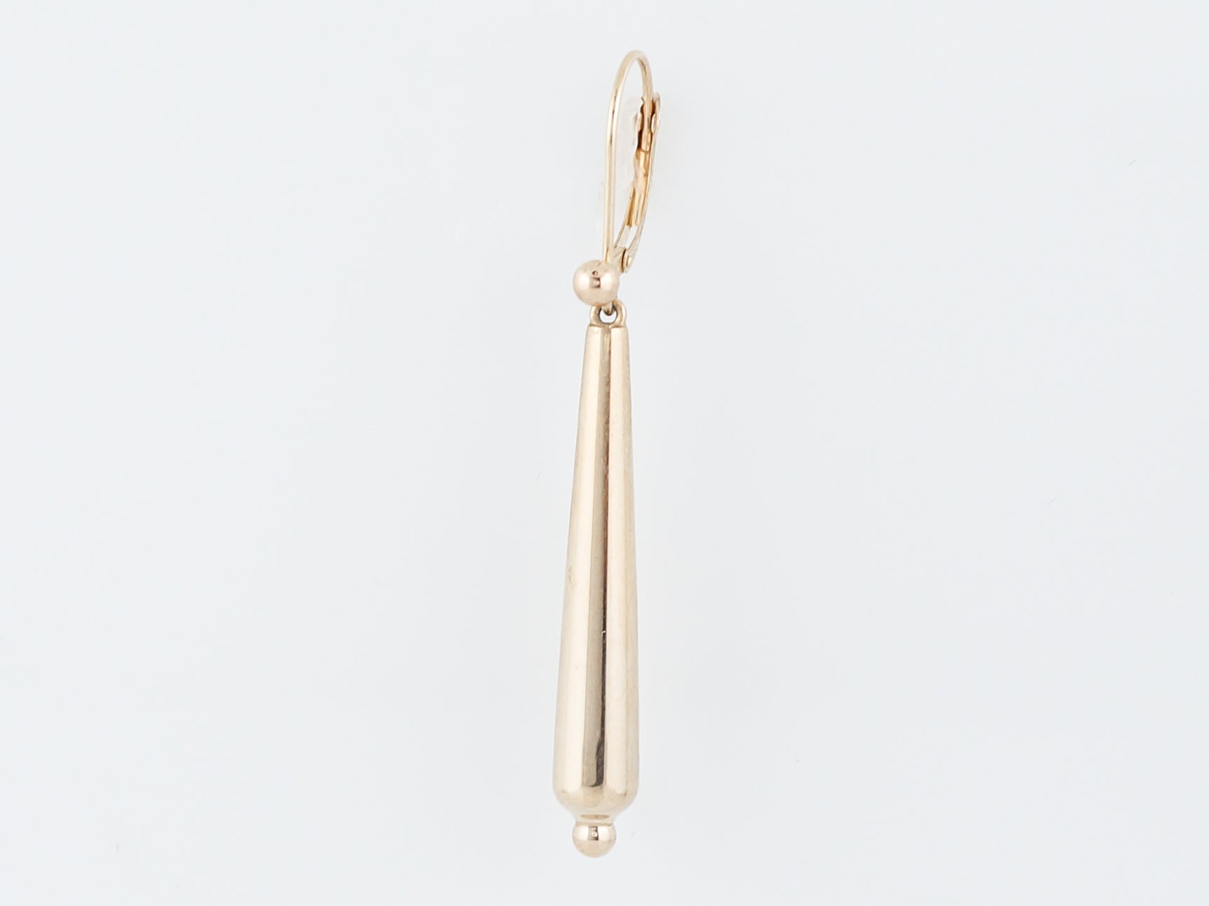 Modern Dangle Drop Earrings in 14k Yellow Gold