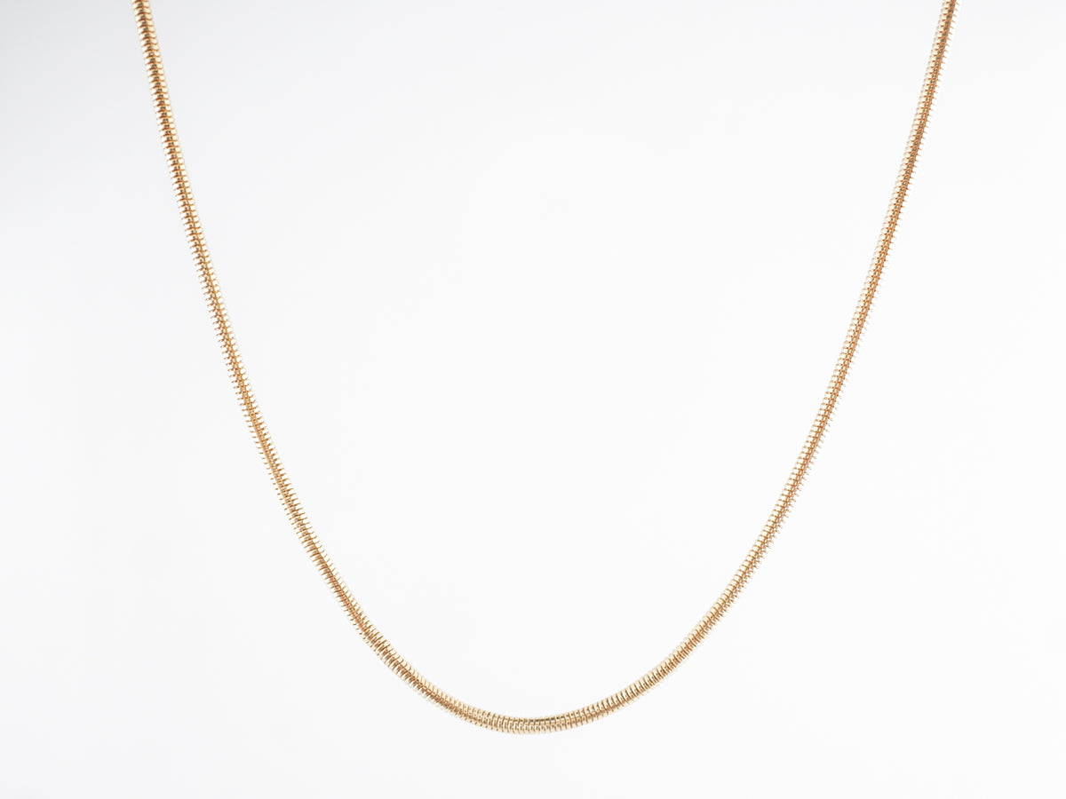 Modern Italian Necklace in Woven 14k Yellow Gold