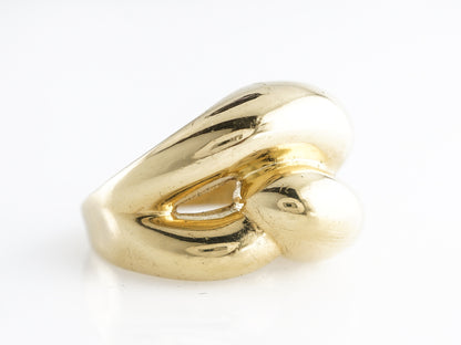 Knotted Right Hand Ring in 18k Yellow Gold