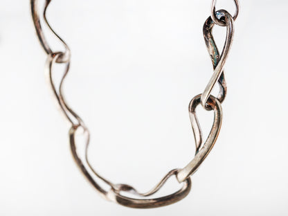 Modern Necklace Georg Jensen Chain in Sterling Silver