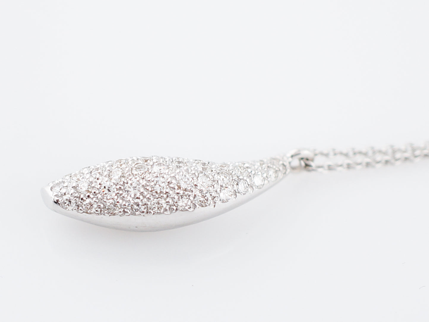 Modern Necklace Tiffany & Co .75 Round Brilliant Cut Diamonds in 18k White Gold