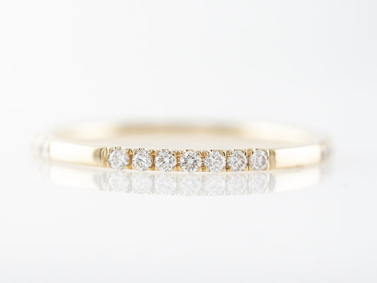 Brilliant Cut Diamond Eternity Wedding Band in 18k