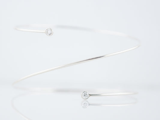Tiffany & Co Bracelet Modern .22 Round Brilliant Cut Diamonds in Sterling Silver