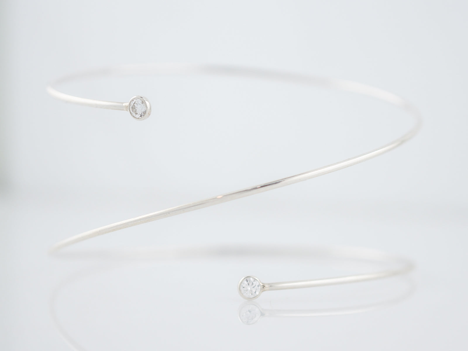 Tiffany & Co Bracelet Modern .22 Round Brilliant Cut Diamonds in Sterling Silver