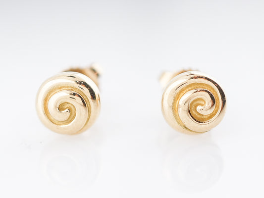 Modern Tiffany & Company Earrings in 18k Yellow Gold