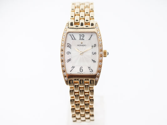 Movado Women's Watch w/ Diamonds in 14k Yellow Gold