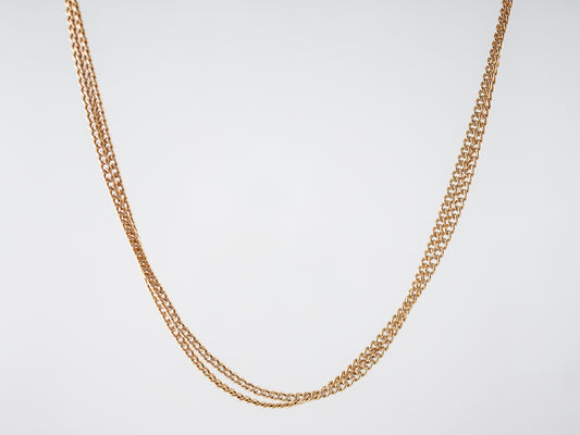 Necklace Modern Chain in 14k Yellow Gold