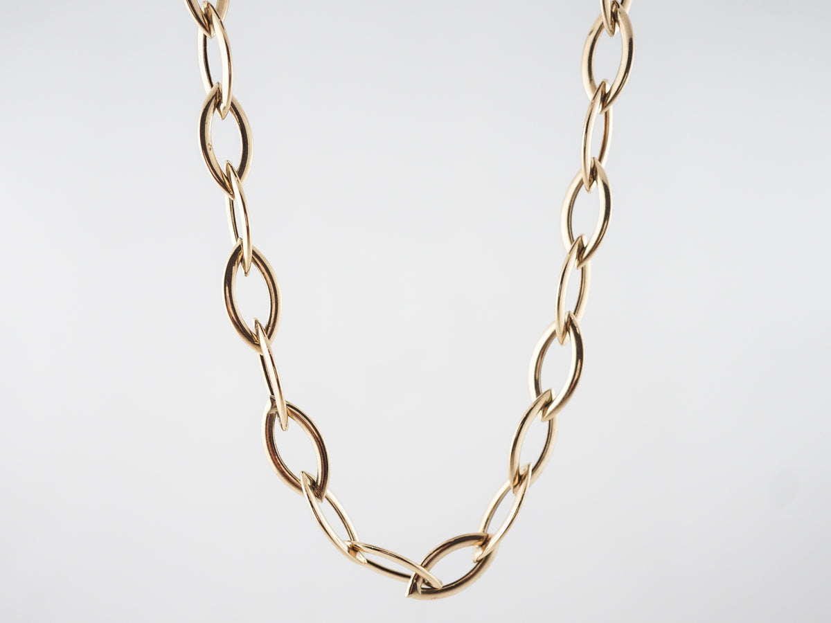 Necklace Modern Chain in 14k Yellow Gold