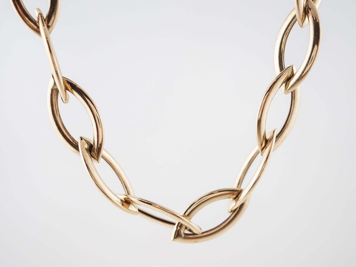 Necklace Modern Chain in 14k Yellow Gold