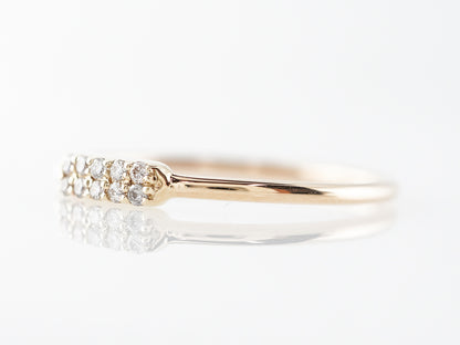 Pave Cluster Diamond Right Hand Ring in 14k Yellow Gold