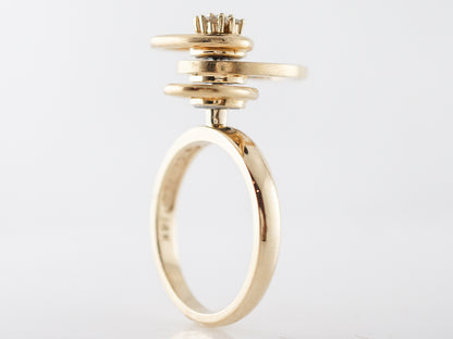 Diamond Spinning Ring in 14k Yellow Gold