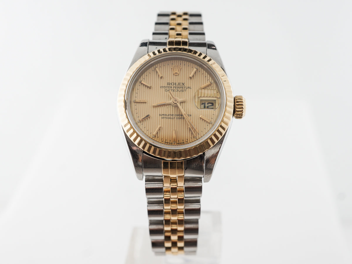 Ladies Rolex Datejust in 18k Yellow Gold & Stainless Steel