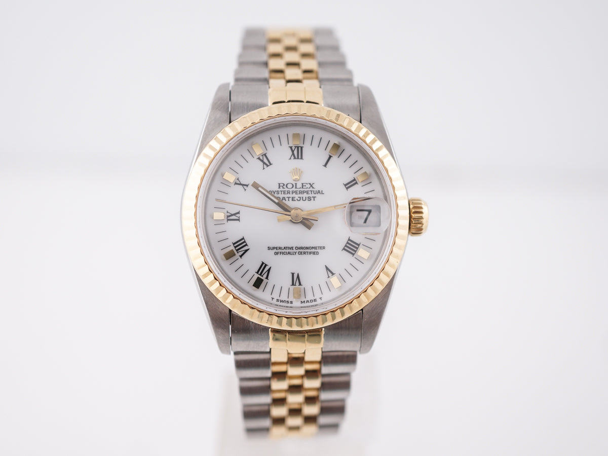 Rolex Datejust in 18k Yellow Gold & Sterling Silver