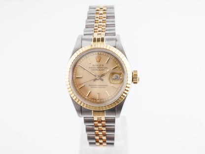 Rolex Watch Ladies Two Tone Datejust in 18k & Stainless Steel