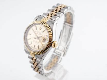 Rolex Watch Ladies Two Tone Datejust in 18k & Stainless Steel