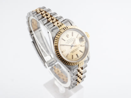 Rolex Watch Ladies Two Tone Datejust in 18k & Stainless Steel