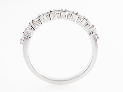 .36 Diamond Wedding Band in 14k White Gold