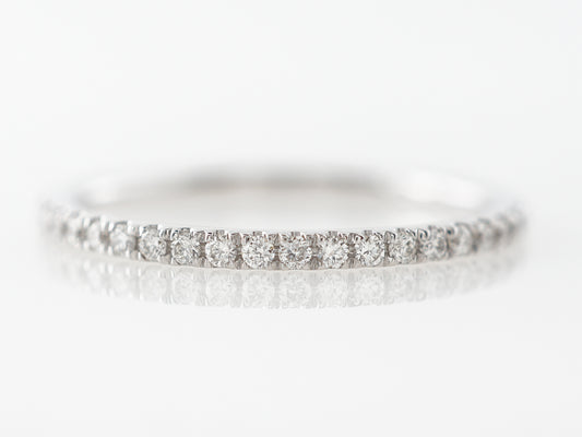 .24 Carat Diamond Wedding Band in 14k White Gold