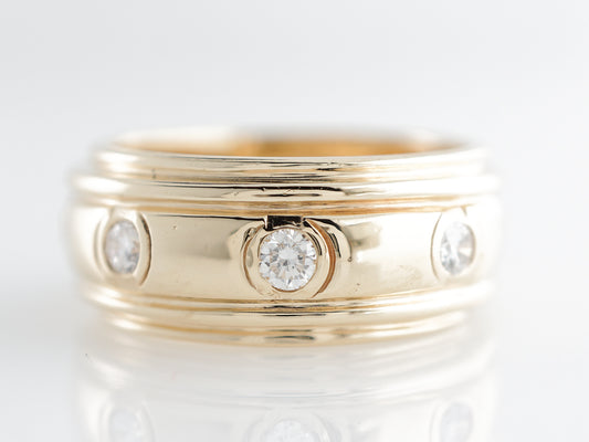 Round Brilliant Diamond Eternity Band in 18k Yellow Gold