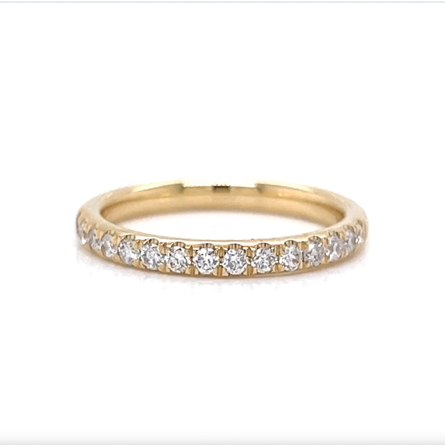 .34 Classic Round Diamond Wedding Band in 14k Yellow Gold