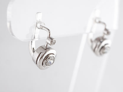 .50 Carat Diamond Earrings in 14k White Gold