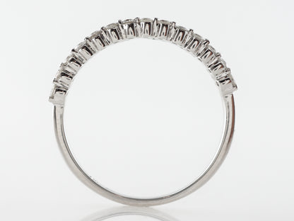 Diamond Stacking Band w/ .32 Carats in White Gold