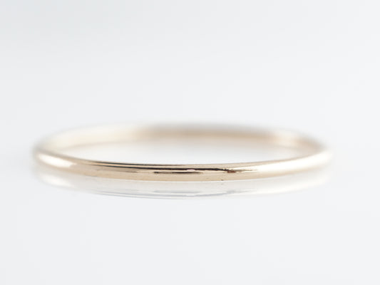 Thin 14K Yellow Gold Wedding Band