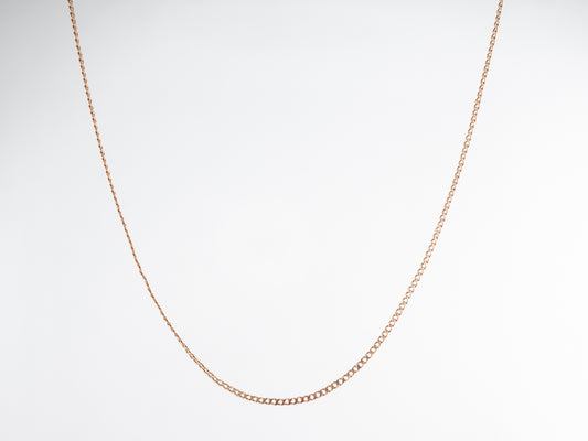 Thin 18 Inch Necklace in 14k Yellow Gold