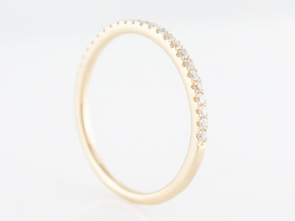 Ultra Thin Diamond Band in 18k Yellow Gold