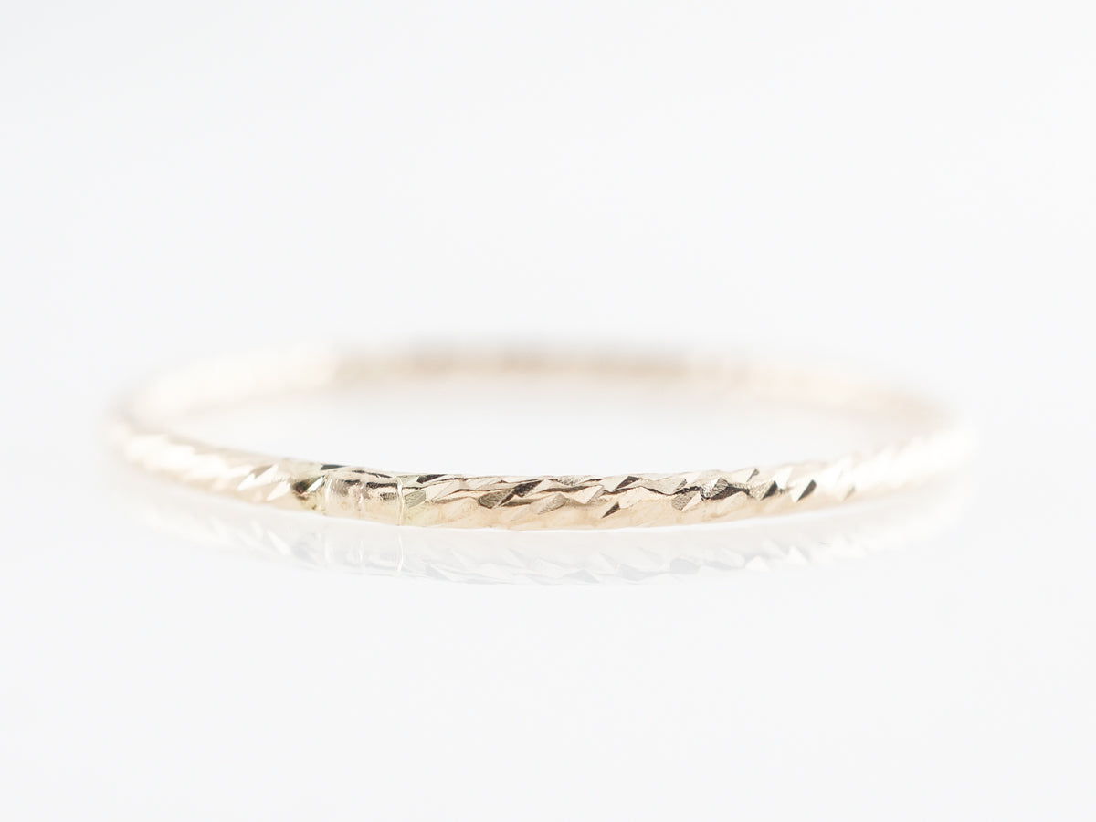 Ultra Thin Stacking Band in 14k Yellow Gold