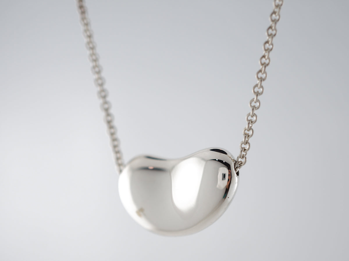 Tiffany & Co. Elsa Peretti Necklace Modern in Sterling Silver