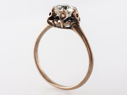 Victorian 1.00 Carat Diamond Engagement Ring in Rose Gold