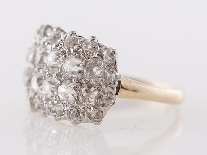 Victorian Diamond Cocktail Ring in Gold & Platinum