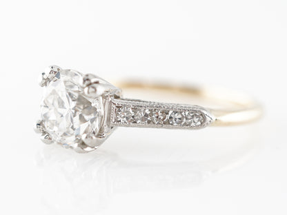 ***SOLD***Vintage 1930's Diamond Engagement Ring in 18k & Platinum