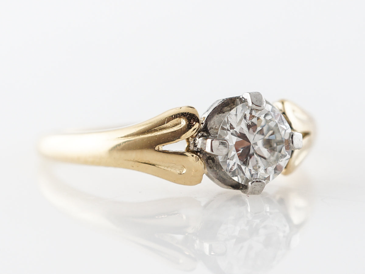 Vintage Retro Tiffany & Co. Diamond Engagement Ring in 14k