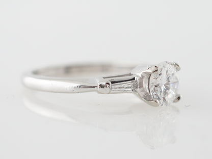1930's Deco Engagement Ring w/ .69 Diamond D/VS1