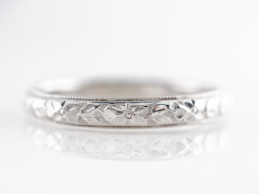 Vintage Belais Brothers Men's Wedding Band in 18k