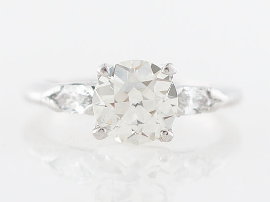 1.25 Carat Vintage Art Deco Diamond Engagement Ring in Platinum