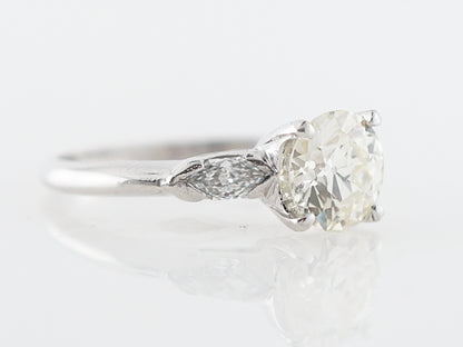 1.25 Carat Vintage Art Deco Diamond Engagement Ring in Platinum