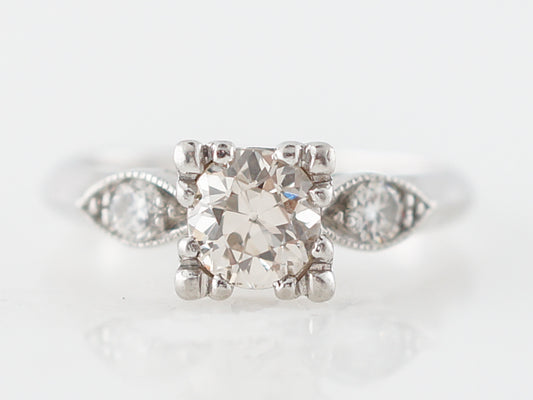 1930's Art Deco Diamond Engagement Ring in Platinum