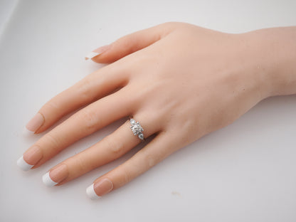 1930's Art Deco Diamond Engagement Ring in Platinum